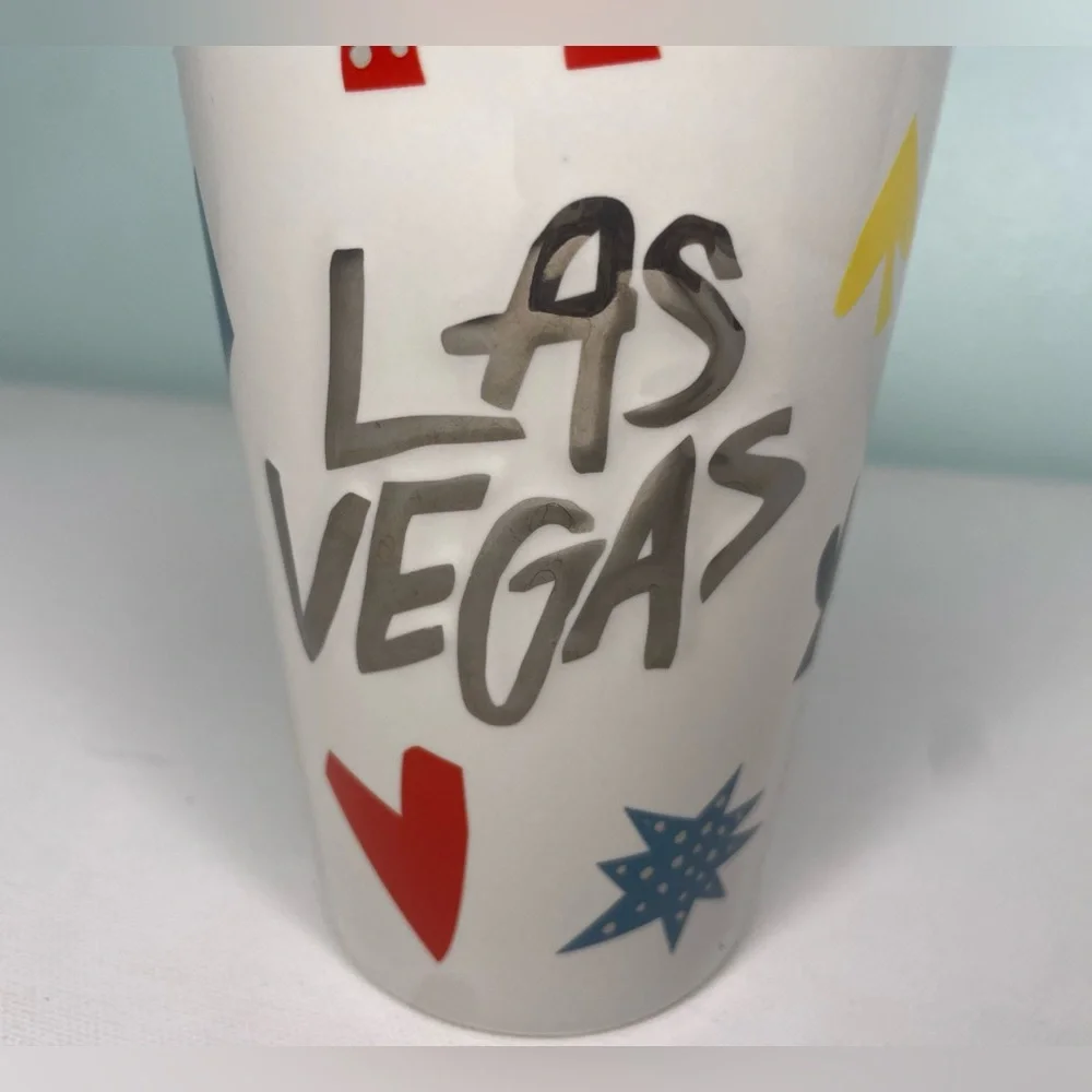 Starbucks Las Vegas Ceramic Travel Tumbler  with Lid